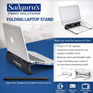 Folding Laptop Stand – Portable Ergonomic Work Edition