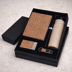 Compact 5 Pc Cork Gift Set – Eco Premium Lifestyle Combo