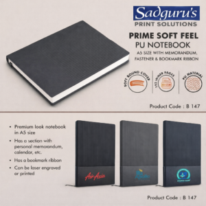 Prime Soft Feel PU Diary – A5 Minimal Premium Edition