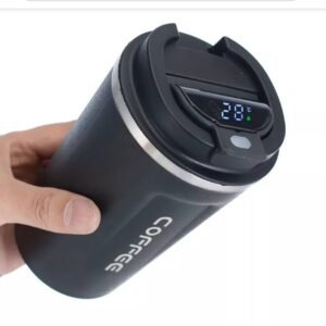 Cafe Mate Pro Stainless Steel Vacuum Coffee Mug with Temperature Display
