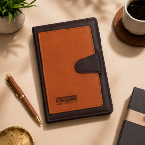 A5 Spiral Bound Notebook (PU Leather Cover – Corporate Edition)