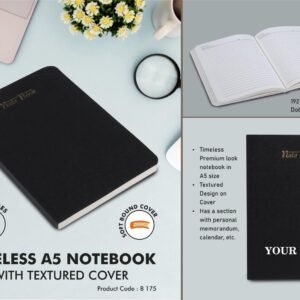 Timeless A5 Diary with Textured Cover – Multi-Format Creative Edition
