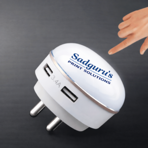 Dual USB Fast Charger with Night Lamp – Smart Charging & Lighting Edition