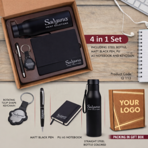4 in 1 Black Gift Set – Urban Lifestyle Essentials Kit