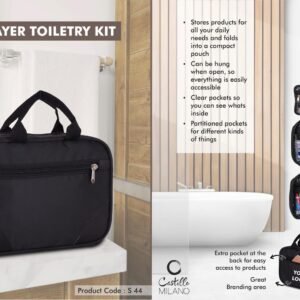 4 Layer Toiletry Kit – Compact Travel Organizer Edition