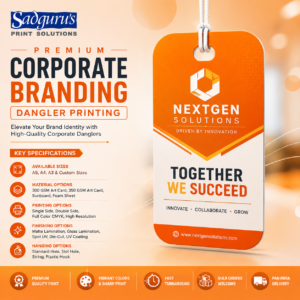 Corporate Branding Dangler Printing