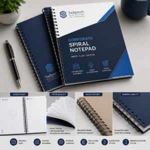 Corporate Spiral Notepad Printing
