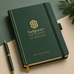 Executive Hardcover Notepad Printing