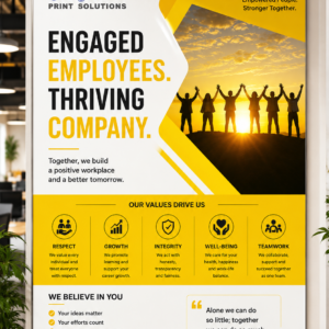 HR & Employee Engagement Poster Printing