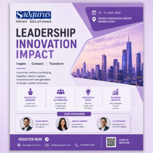 Corporate Event & Conference Poster Printing