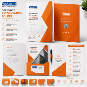 Corporate Presentation Folder Printing