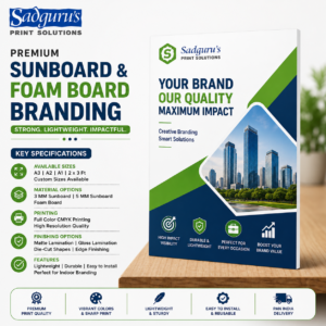 Sunboard & Foam Board Branding